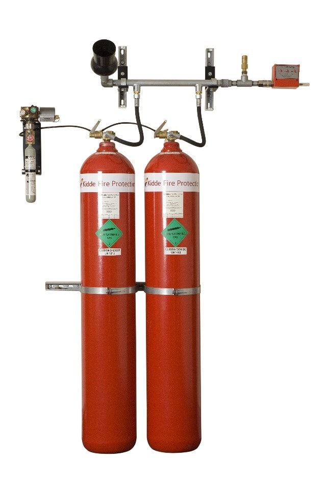 اطفای حریق گاز CO2