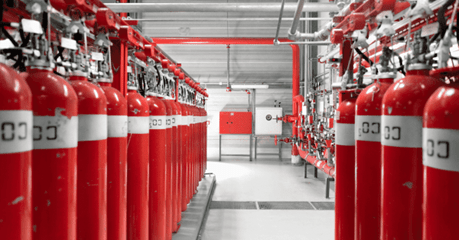اطفای حریق گاز CO2
