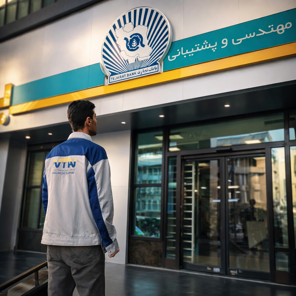 نگهداری سیستم اعلام و اطفای حریق بانک تجارت