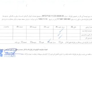 ارزیابی کیسون